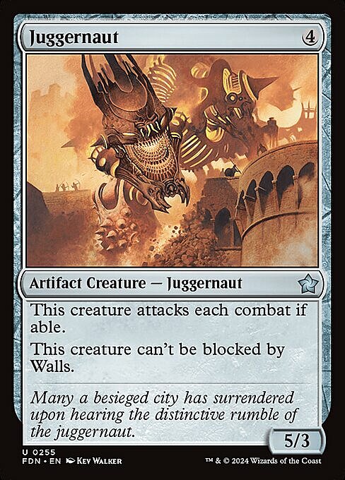 Juggernaut Card Front