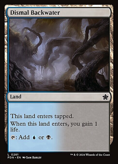 Dismal Backwater Card Front