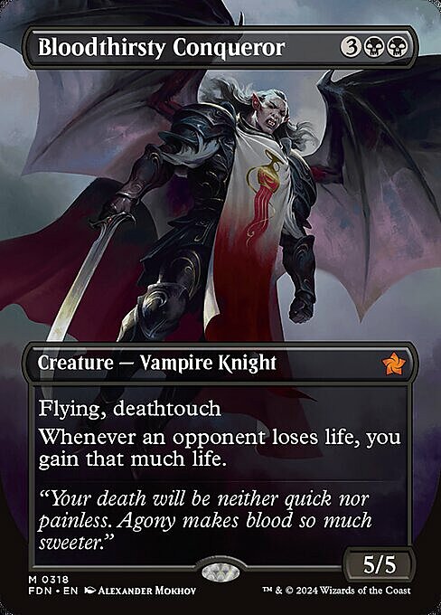 Bloodthirsty Conqueror Card Front