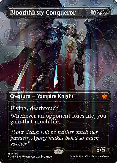 Bloodthirsty Conqueror Card Front