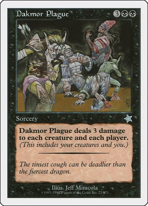 Dakmor Plague Card Front