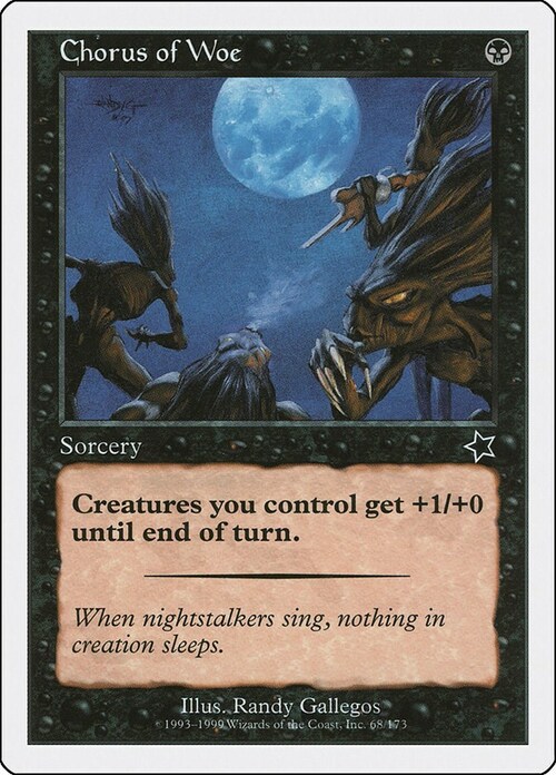 Chorus of Woe Card Front