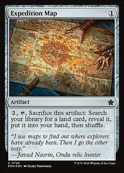 Expedition Map Card Front