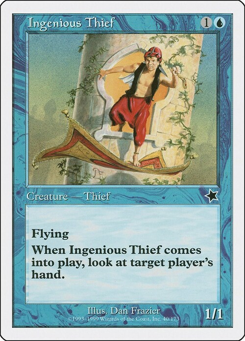 Ingenious Thief Card Front