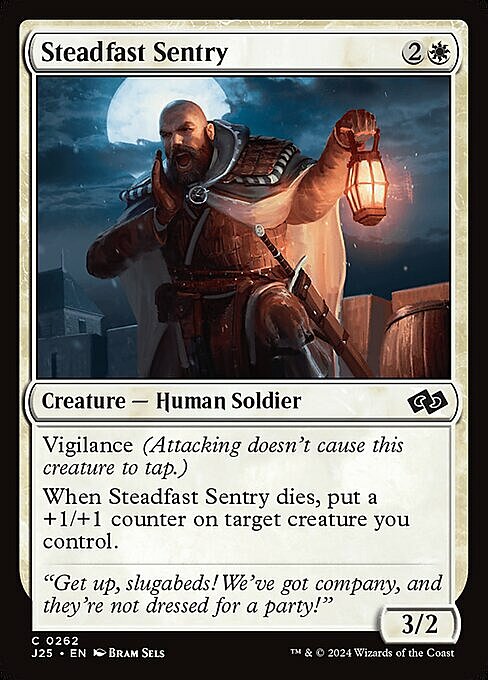 Steadfast Sentry Card Front