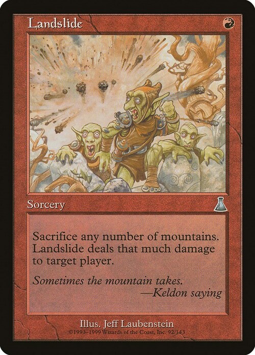 Landslide Card Front