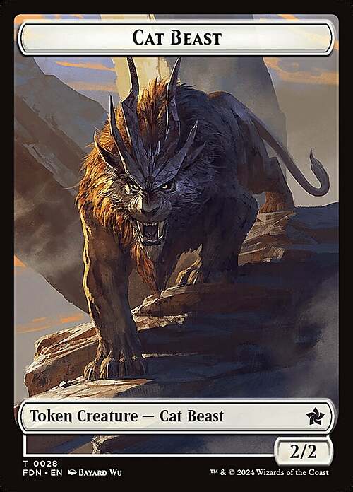 Cat Beast // Dragon Card Front