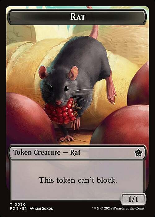 Rat // Elf Warrior Card Front