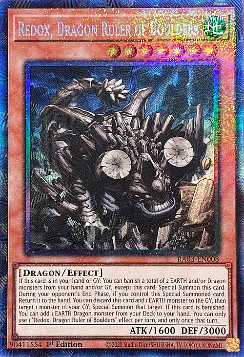 Redox, Dragon Ruler of Boulders Card Front