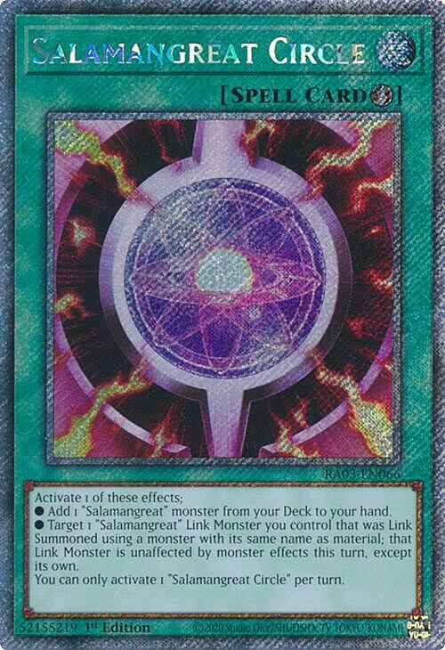 Salamangreat Circle Card Front