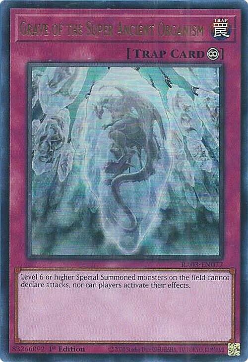 Grave of the Super Ancient Organism Card Front