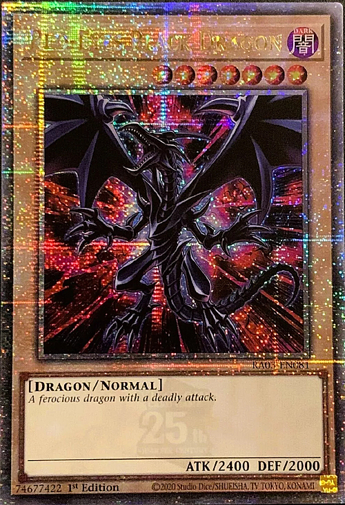 Red-Eyes Black Dragon Card Front