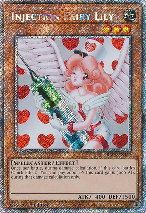 Injection Fairy Lily Card Front