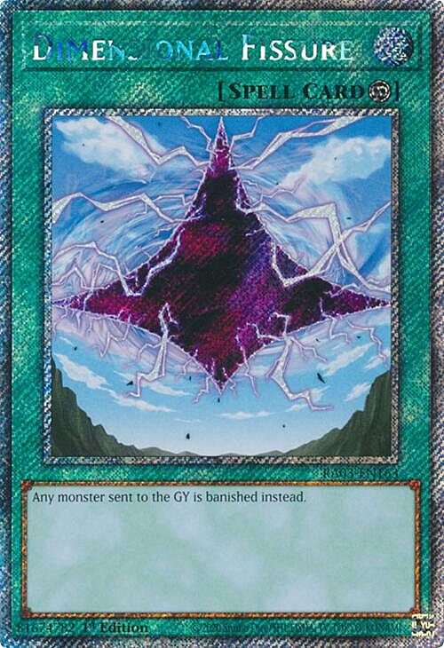 Dimensional Fissure Card Front