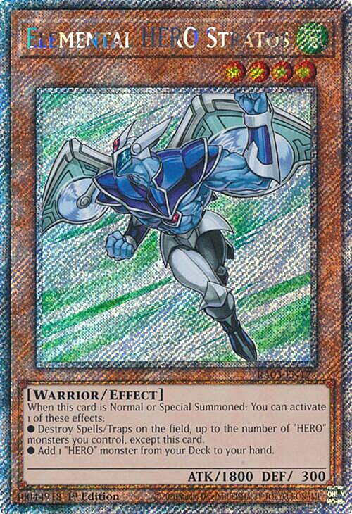 Elemental HERO Stratos Card Front