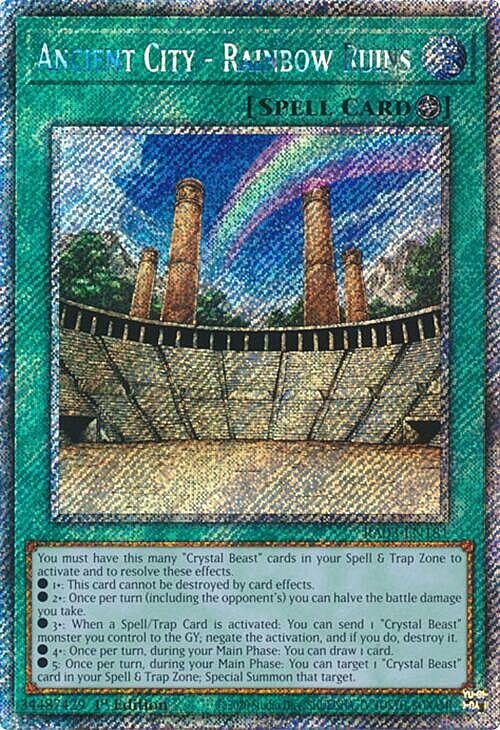 Ancient City - Rainbow Ruins Card Front