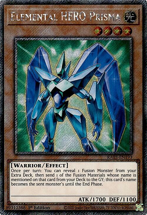 Elemental HERO Prisma Card Front