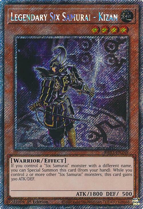 Legendary Six Samurai - Kizan Card Front