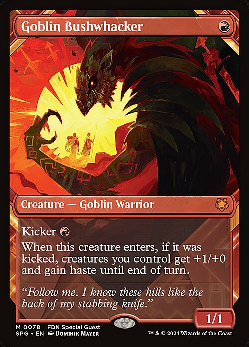 Goblin Bushwhacker Card Front