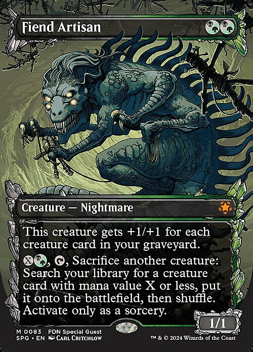 Fiend Artisan Card Front