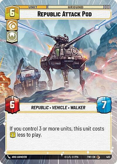 Republic Attack Pod Card Front