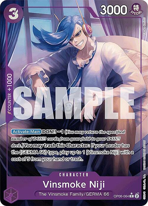 Vinsmoke Niji Card Front