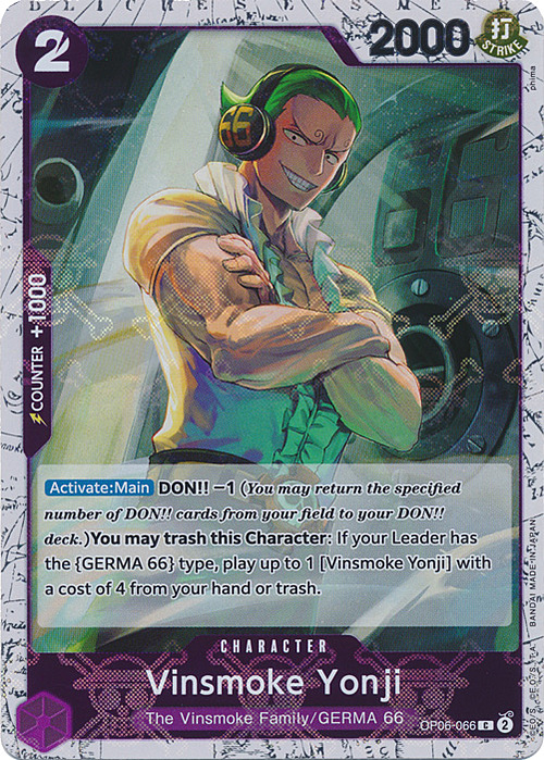 Vinsmoke Yonji Card Front