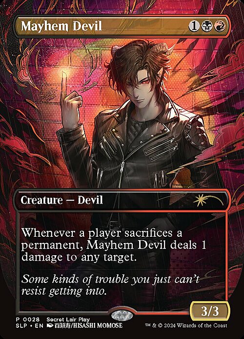 Mayhem Devil Card Front