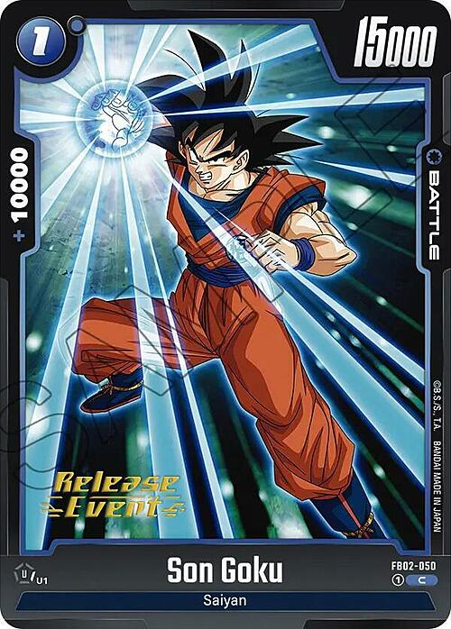 Son Goku Card Front