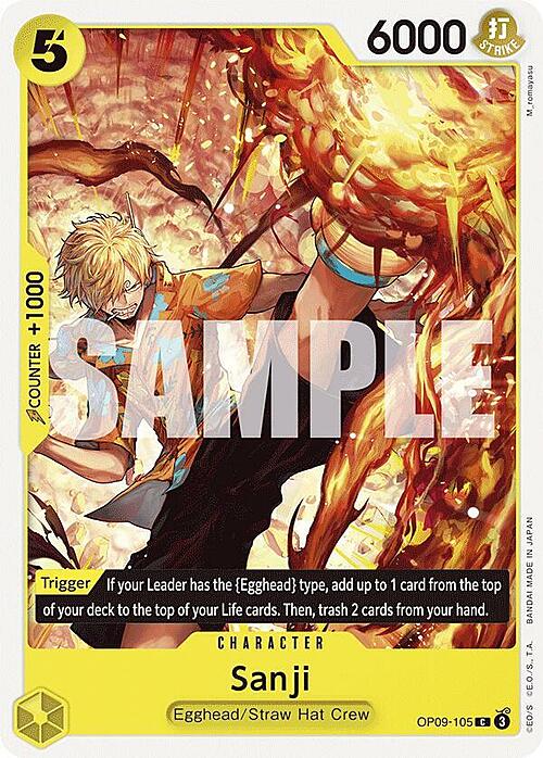 Sanji Card Front