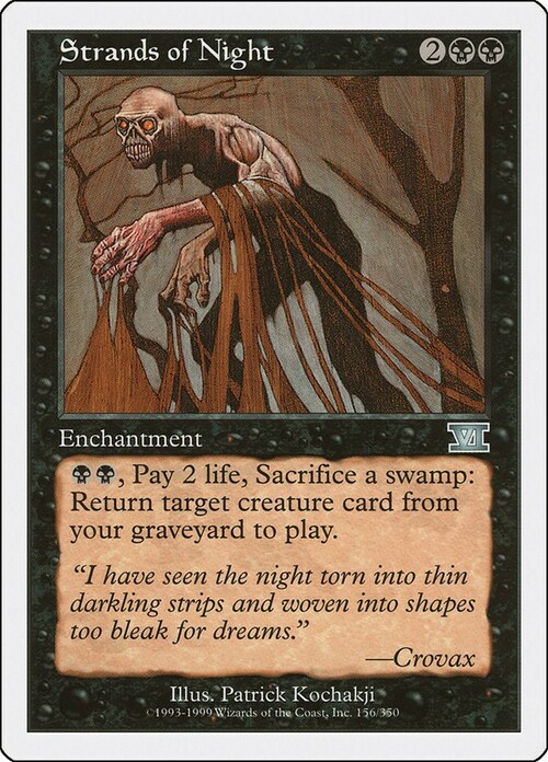 Strands of Night Card Front