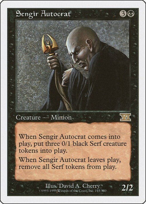 Sengir Autocrat Card Front