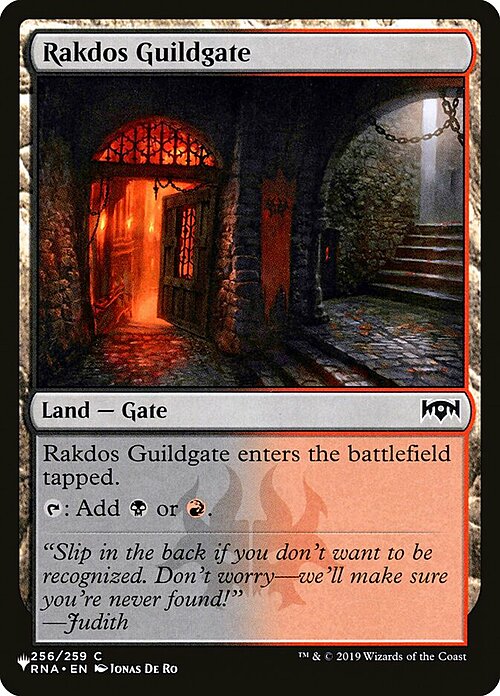 Rakdos Guildgate Card Front