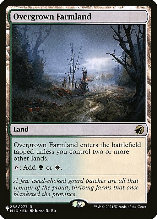 Overgrown Farmland Card Front