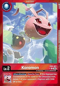 Koromon Card Front