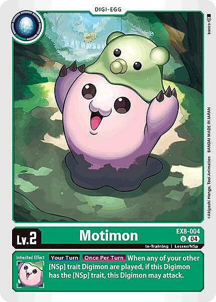 Motimon Card Front