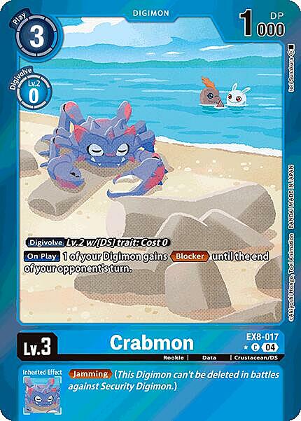 Crabmon Card Front