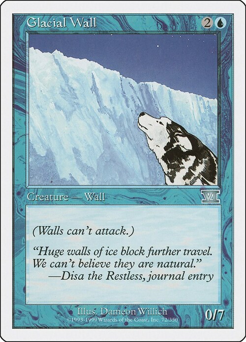 Glacial Wall Card Front