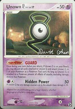 Unown [G] LV.17 Card Front