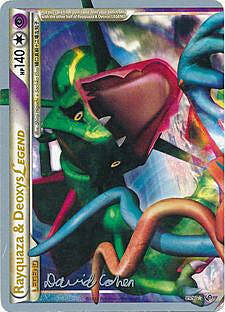 Rayquaza & Deoxys Legend Card Front