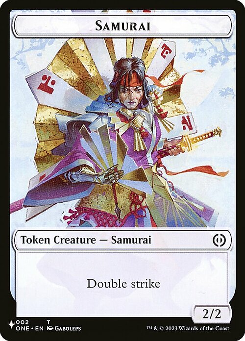 Samurai // Colorless Shapeshifter Card Front