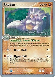 Rhydon Card Front