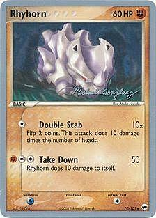 Rhyhorn Card Front