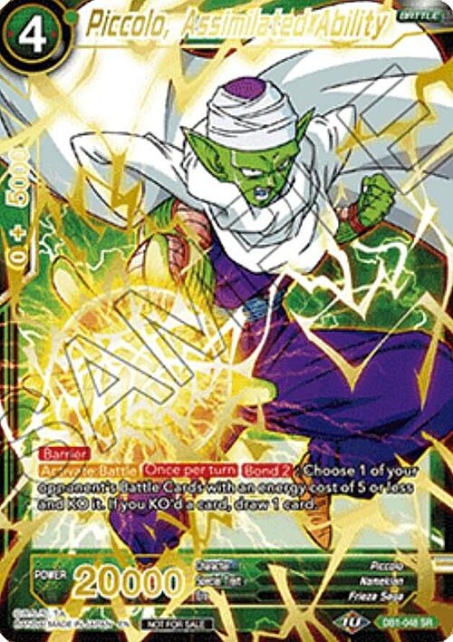 Piccolo, Assimilated Ability Card Front