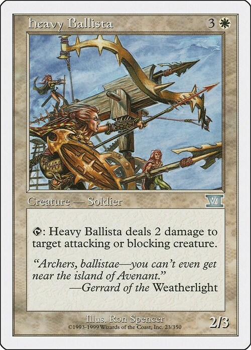 Heavy Ballista Card Front