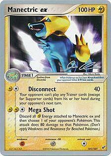 Manectric ex Card Front