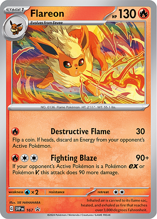 Flareon Card Front