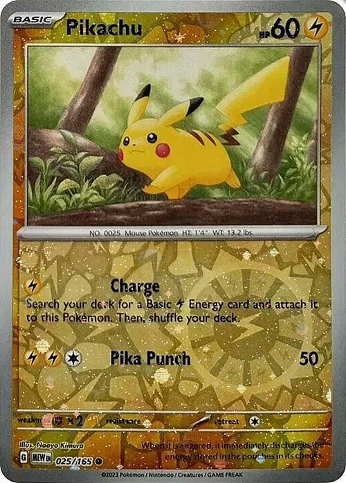 Pikachu Card Front