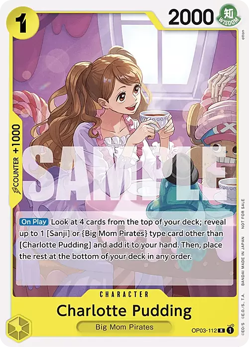 Charlotte Pudding Card Front