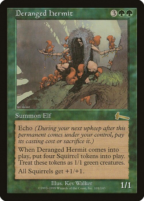 Deranged Hermit Card Front